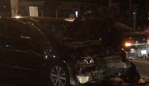 Acidente deixa trânsito lento na Via Expressa