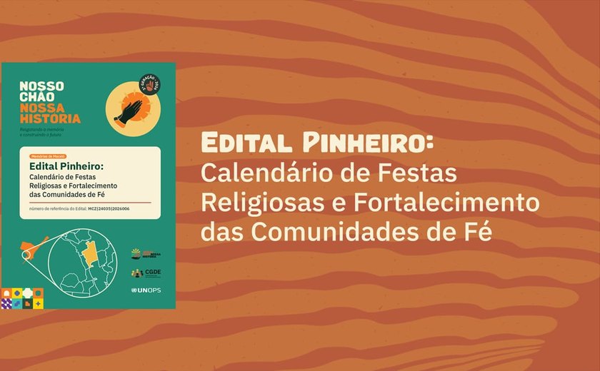 Edital fortalece comunidades de fé atingidas por desastre em Maceió