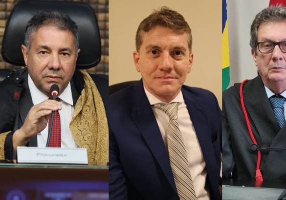 Márcio Roberto, Adivaldo Batista e Valter Acioly formam lista tríplice do TJ/AL