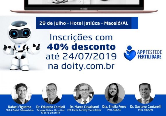 Seminário de Telemedicina e Digital Health acontece dia 29 em Maceió