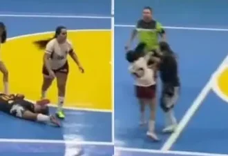 Jogadora é suspensa por cinco anos após agredir adversária durante partida de futsal