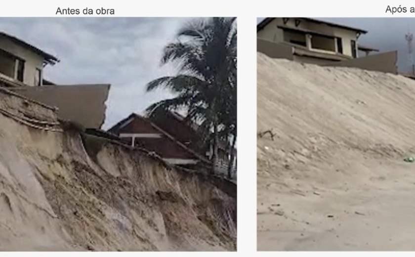 Uso de geobags salva três praias em Alagoas