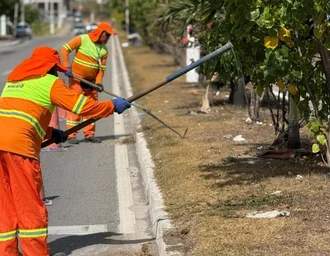 Alurb realiza mutirão de limpeza na parte alta e baixa da cidade