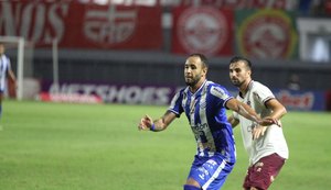 CSA e CRB empatam em 1 a 1 na Copa do Nordeste