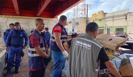 Estruturas irregulares no Viaduto do Bonfim são removidas