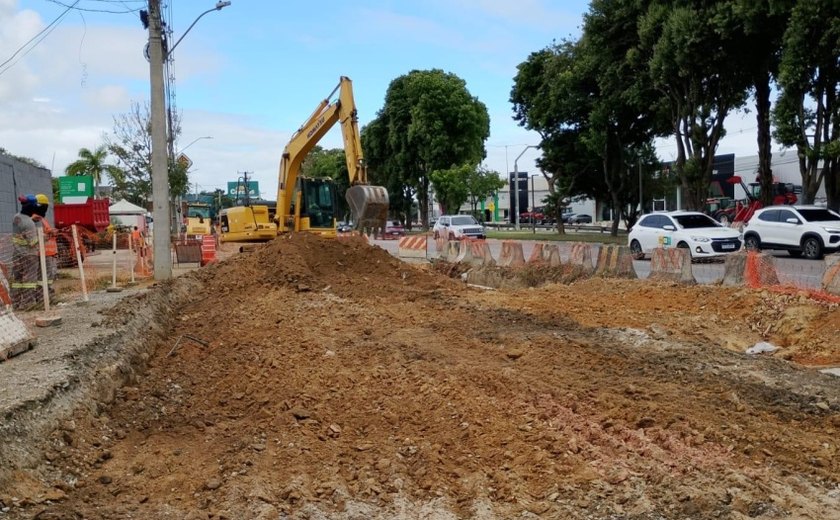 Ampliação da Av. Durval de Góes Monteiro entra na fase final em um dos trechos de obras