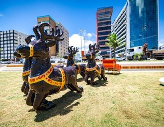 Prefeitura avança na instalação e montagem do Natal Maceió 2025