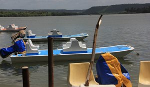Homens vítimas de colisão entre lancha e jet ski na Lagoa Mundaú seguem em estado grave