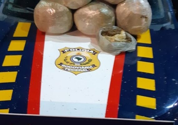 PRF apreende mais de 25 kg de maconha em União dos Palmares