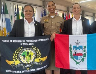 Militares alagoanas concluem curso de segurança e proteção de autoridades da Força Nacional