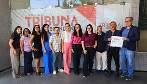 Jornalistas têm um dia de aprendizado no estúdio da Tribuna Hoje TV