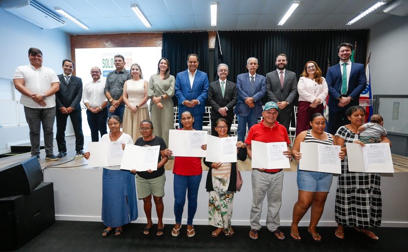 Solo Seguro: 82 famílias de Marechal Deodoro são beneficiadas pelo programa