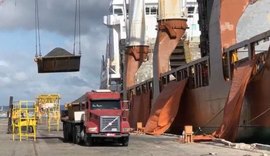 Começa embarque de minério de cobre para a China pelo Porto de Maceió