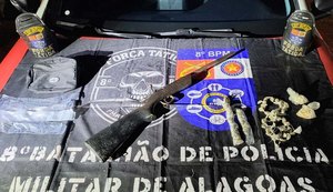 Polícia Militar retira 32 armas de fogo das ruas em uma semana em Alagoas