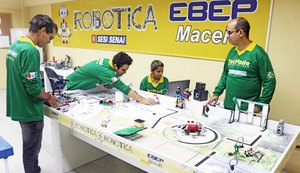 Equipe de robótica da rede Sesi/Senai segue dia 23 para torneio na Dinamarca