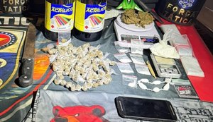 Polícia apreende maconha e cocaína em laboratório de drogas na Ponta Grossa
