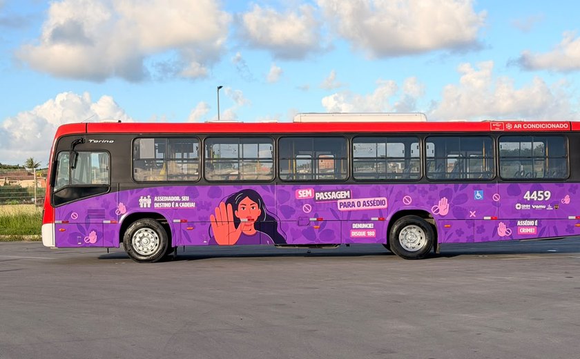 “Sem passagem para o assédio”: Sinturb lança campanha contra importunação sexual no transporte coletivo