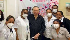 Silvio Santos faz primeira aparição após se recuperar da Covid-19 e exala simpatia