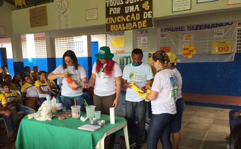 Equipe de Educação Ambiental do IMA leva ações para zona rural de Penedo