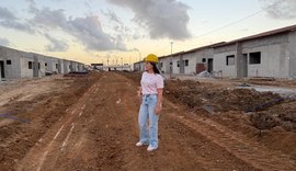 Obras de 150 moradias avançam em Barra de Santo Antônio