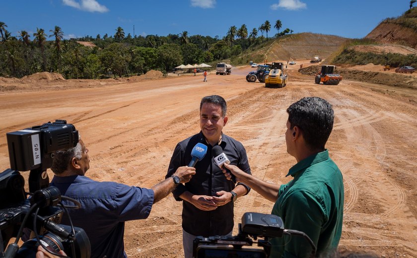 Obras da AL-101 Norte ganham impulso com investimentos do Estado na Grande Maceió