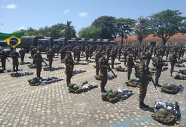Sete municípios de AL terão tropas federais no domingo (30)