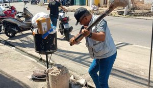 Segurança Cidadã remove piquetes irregulares em Maceió
