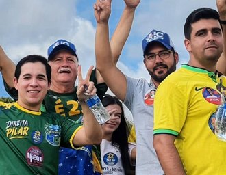 Manoel Tenório  comanda comitiva de apoio a Alfredo Gaspar e Flávio Bolsonaro em Viçosa