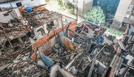 Casas começam a ser demolidas após explosão em São Paulo