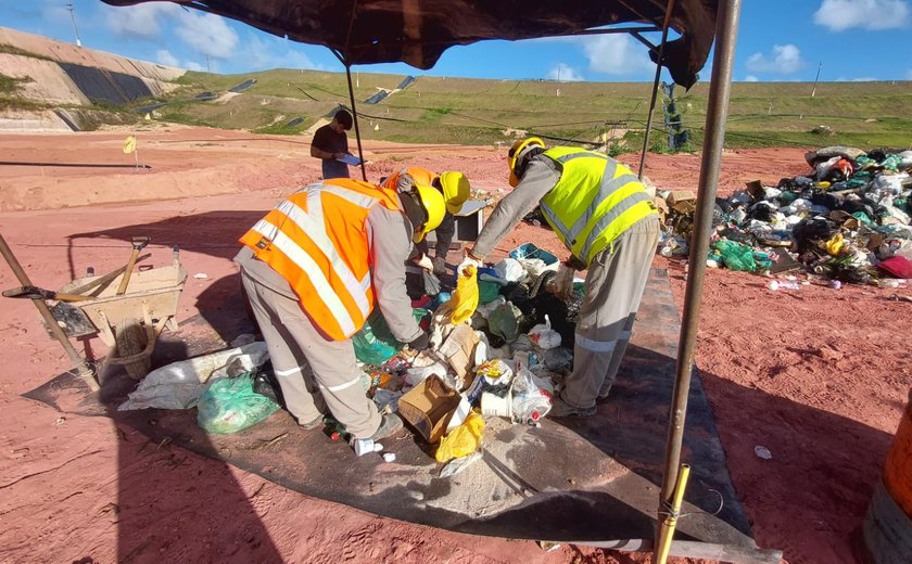 Estudo da Ufal revela perfil dos resíduos no aterro sanitário de Maceió