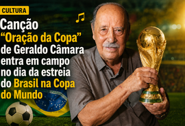Canção 'Oração da Copa' de Geraldo Câmara entra em campo no dia da estreia do Brasil na Copa do Mundo