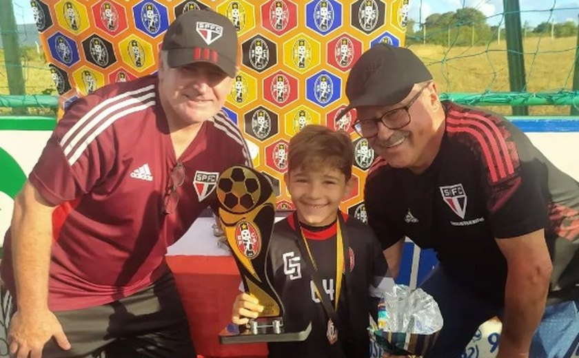 'Mini Messi', atleta de apenas 7 anos que mora no Sertão de AL, entra na mira do São Paulo