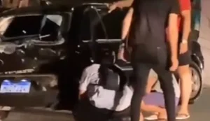 Motorista é preso por dirigir sob efeito de álcool e provocar acidente na Santa Amélia