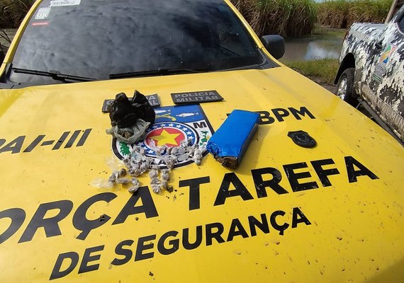Homem é preso com drogas em Teotônio Vilela