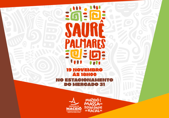 Prefeitura de Maceió realiza edição do Saurê Palmares nesta quarta-feira