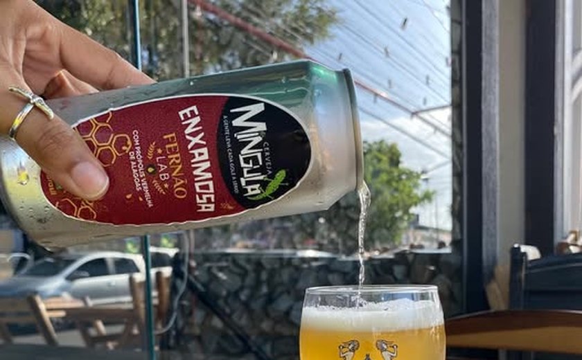 Enxamosa, cerveja com própolis vermelha, lança cervejaria alagoana no cenário nacional