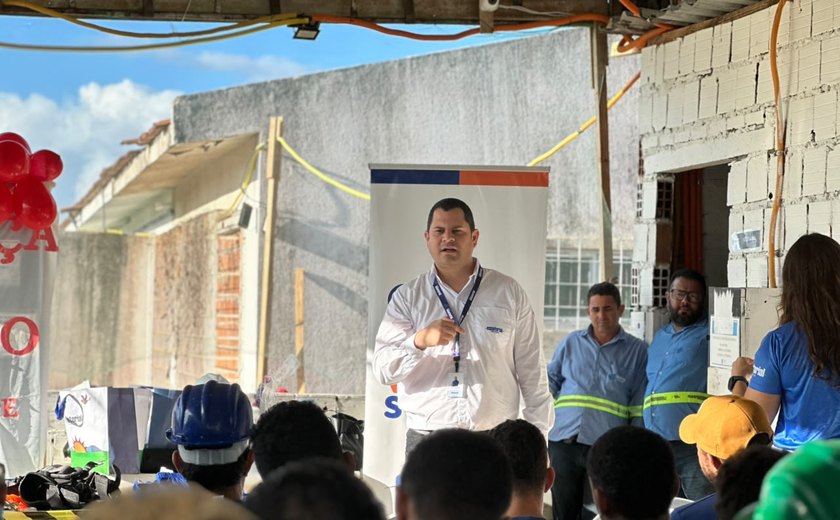 Equatorial leva orientações sobre segurança com a rede elétrica para trabalhadores da construção civil