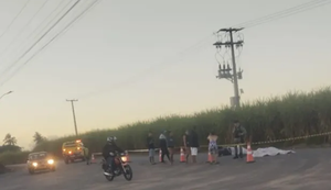 Motociclista morre após bater de frente com carreta em Novo Lino