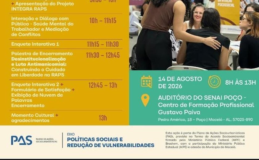 Integra RAPS qualifica profissionais da Saúde de Maceió