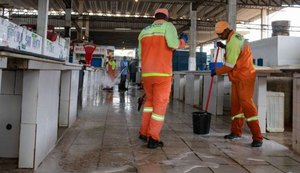 Mercado do Jacintinho fecha para serviços de limpeza e desinfecção nesta segunda (24)
