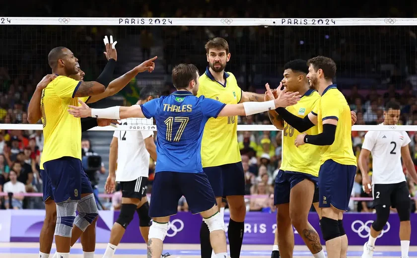 Brasil vence Egito e se garante nas quartas em Paris