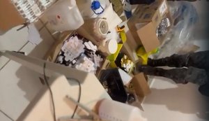 Homem é preso e fábrica clandestina de medicamentos é desarticulada no Tabuleiro