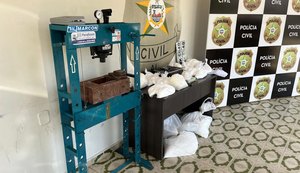 Polícia Civil apreende mais de 40kg de drogas em Arapiraca