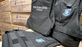 Polícia Civil de Alagoas recebe 500 novos coletes à prova de bala