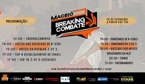 Maceió será palco  da Mostra Maceió Breaking Combate, evento que promete agitar a cena Hip-Hop local