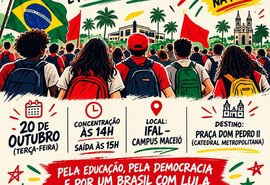 Estudantes realizam ato em defesa de Lula