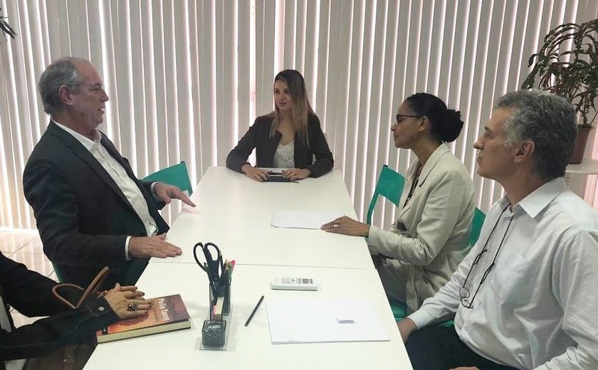 Ciro Gomes e Marina Silva se encontram em Brasília para discutir oposição a Bolsonaro