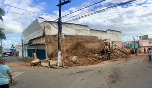 Desabamento e fortes chuvas deixam Palmeira dos Índios em alerta