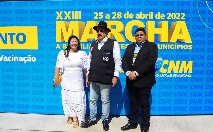 Gilberto Gonçalves participa da XXIII Marcha a Brasília em defesa dos municípios