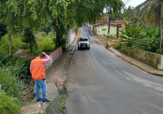 Ladeira da Moenda será interditada nesta sexta-feira (30) para serviços de infraestrutura